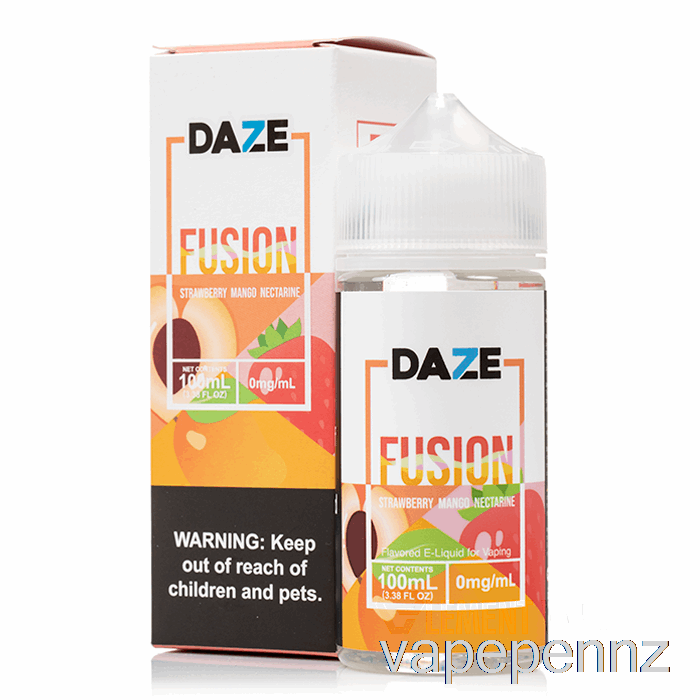 Strawberry Mango Nectarine - 7 Daze Fusion - 100mL 3mg VAPE NZ